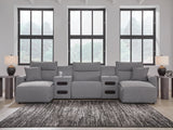 Modmax II Power Reclining Sectional with Chaise and Audio Consoles