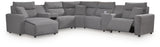 Modmax II Power Reclining Sectional with Chaise and Audio Console