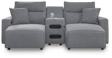 Modmax II Power Reclining Sectional with Chaise and Audio Console