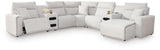 Modmax II Power Reclining Sectional with Chaise and Audio Consoles