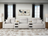 Modmax II Power Reclining Sectional with Audio Consoles