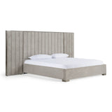 Buckley - Modern Grey & Black Stainless Steel Bed