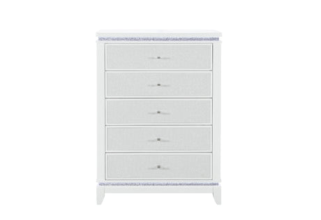 Alina White Chest with LED