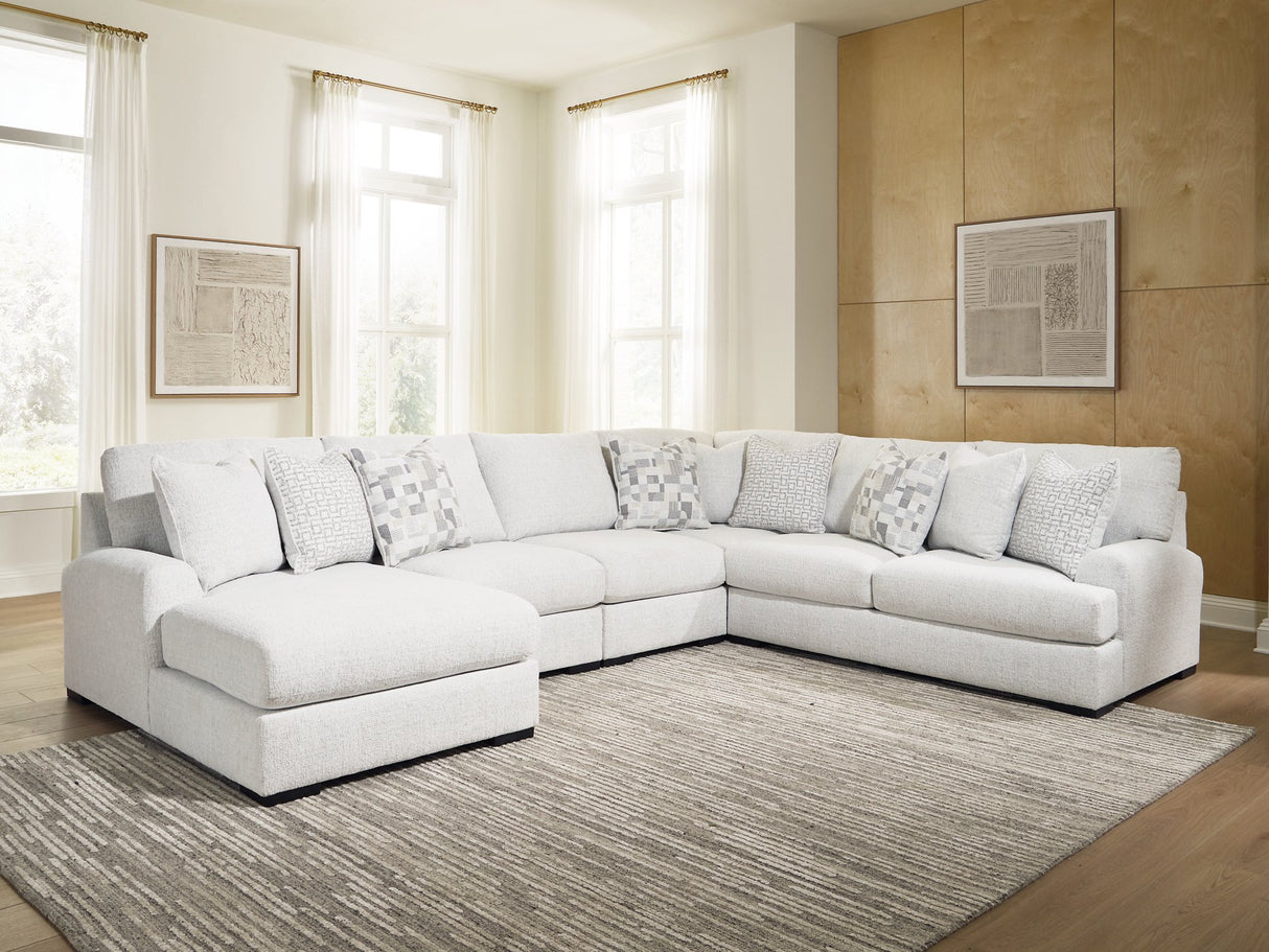 Misty-Lakes Sectional with Chaise - galleria furniture outlet