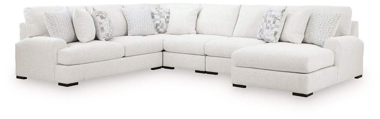 Misty-Lakes Sectional with Chaise - galleria furniture outlet