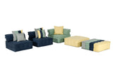 Divani Casa Dubai Modern Sectional Sofa - galleria furniture outlet