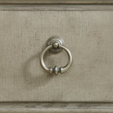 Whit-Ash Bedroom Set with 2 Nightstands in Light Grey
