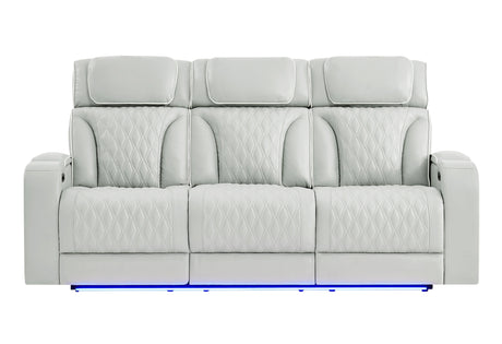 U8611 Blanche Power Reclining Sofa with PHR and LED