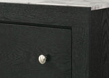 Crown Mark Furniture Cadence 6 Drawer Dresser in Black