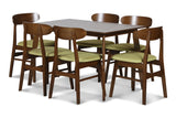 MOROCCO DINING CHAIR W/GREEN SEAT CUSHION