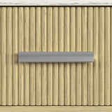 Cambrie Buffet with LED and Power in Off-White and Natural