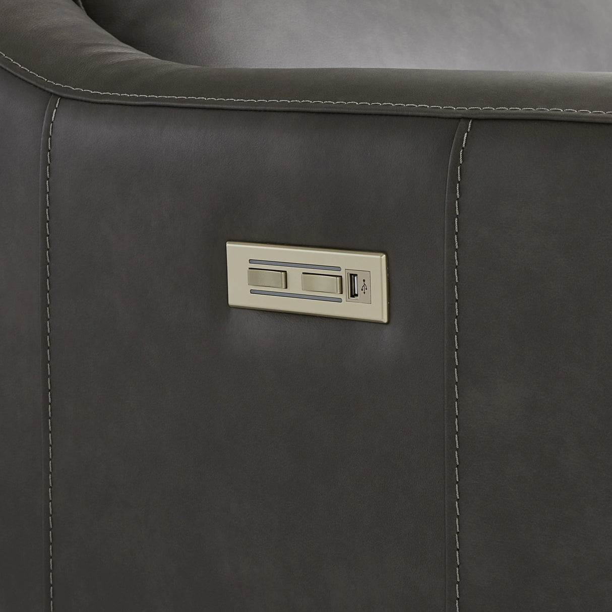 Germain Leather Power Motion Chair