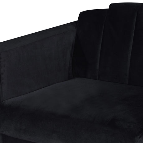 Empire Lighted Sofa-Black