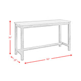 Oak Lawn Bar Table Single Pack (Table + Three Stools)