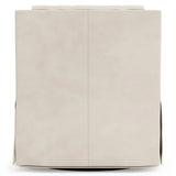 Delaney Leather Swivel Chair Without Nails