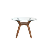 Oscar Round Glass Top For Std Or Counter Dining Base