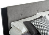 Panther Contemporary Grey & Black Bed