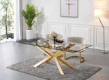 Gianna Cream Velvet Dining Chair