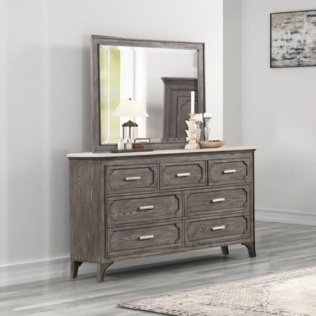Lisbon Mirror-Gray