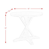 Callista Round Counter Height 5PC Dining Set-Table and Four Stools
