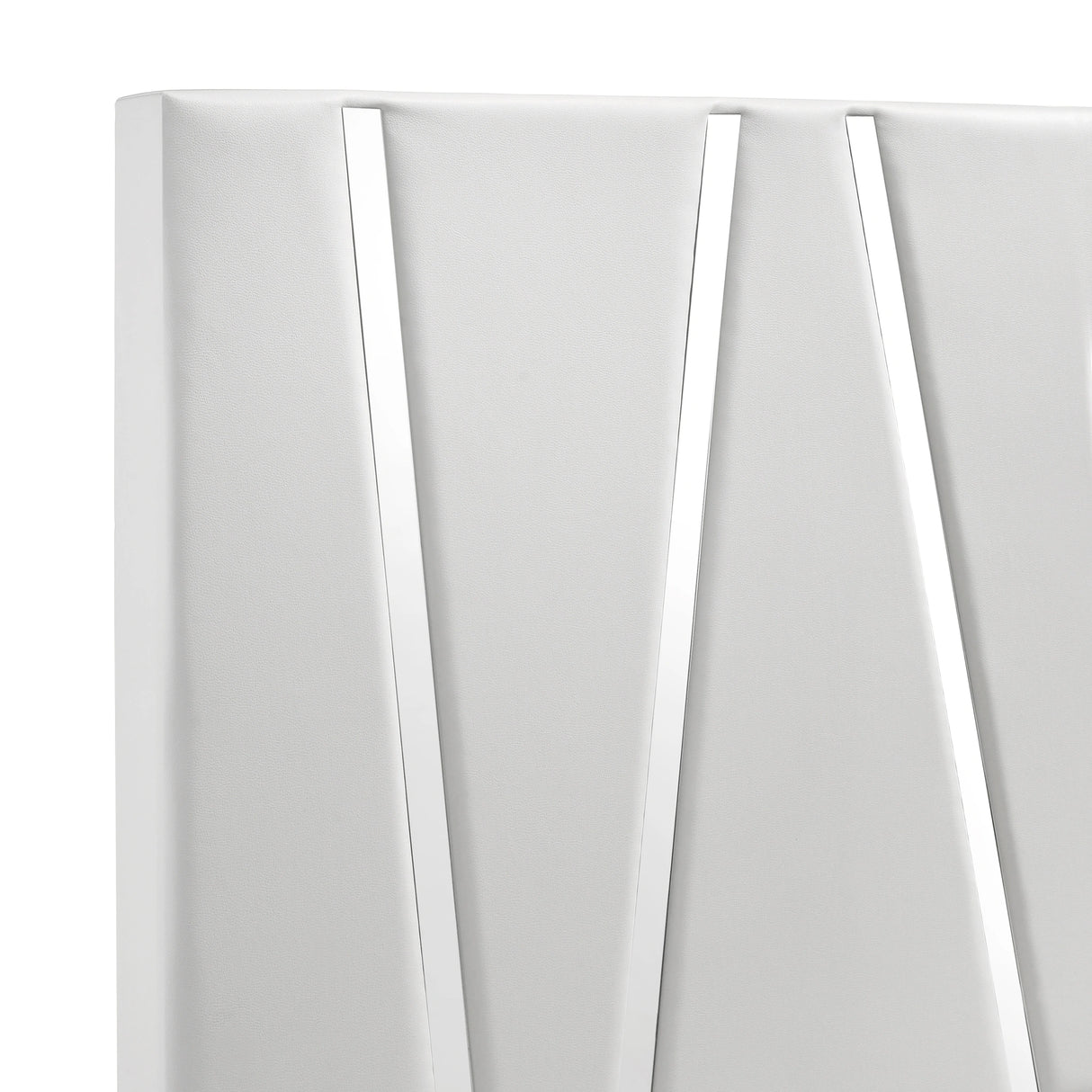 Europa 5/0 Q Headboard, Footboard & Slats-White