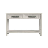 Avalanche Sofa Table in Antique White