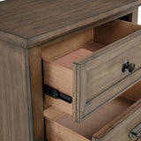 Mariana Nightstand W/Usb-Vintage Mocha