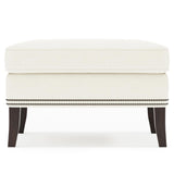 Kingston Leather Ottoman