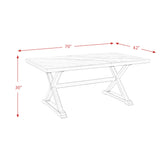 Lexi 5PC Dining Set-Table & Four Chairs