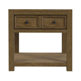 Heritage & Home End Table in Oak Brown
