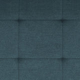 Options One Storage Ottoman in Palmer Plus Teal