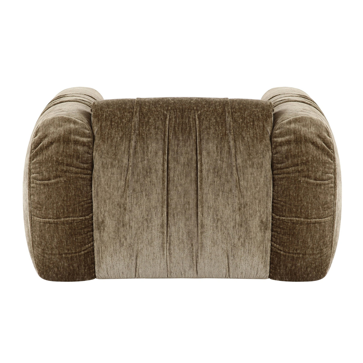 Siegal - Modern Olive Green Fabric Lounge Chair