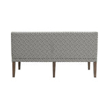 Gramercy Dining Three Seat Sofa w/Seven Pillows