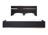 Cartier Modern Black Velvet & Rosegold Bed