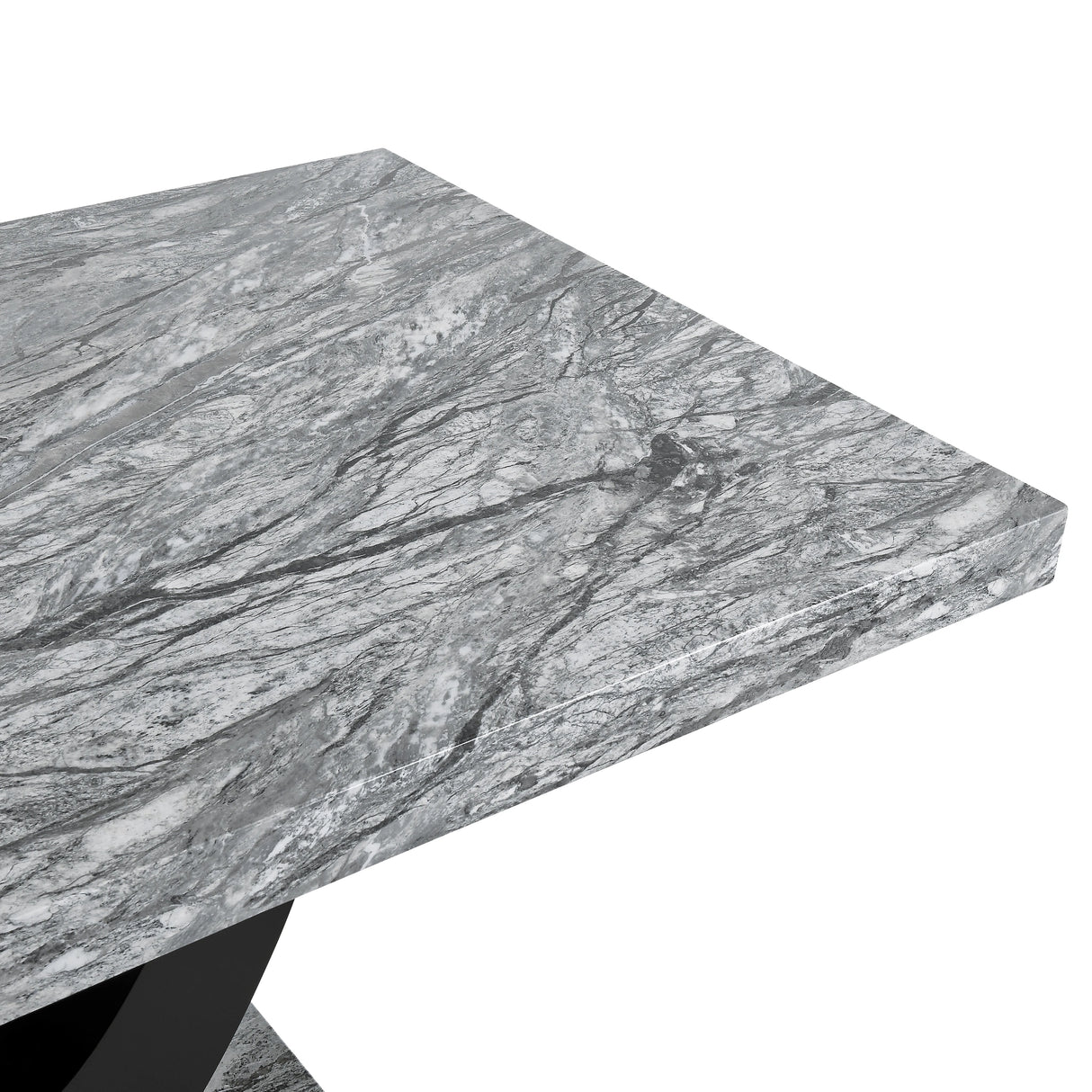 Lyra Dining Table Top And Base Bottom Marble