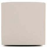 Candace Leather Swivel Chair Without Nails