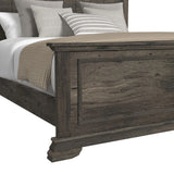 Park Ridge Panel Bed in Charcoal