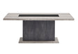 D8030 Dining Table with Storage Drawers and Storage Door