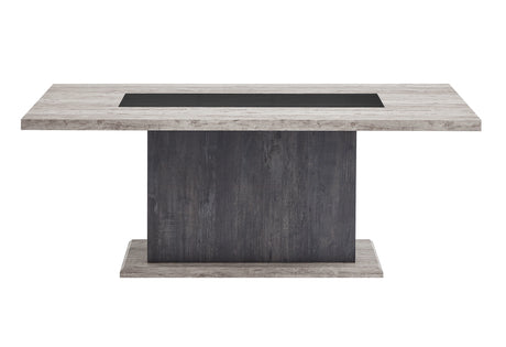 D8030 Dining Table with Storage Drawers and Storage Door