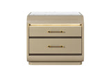 Genesis Gold Nightstand with LED