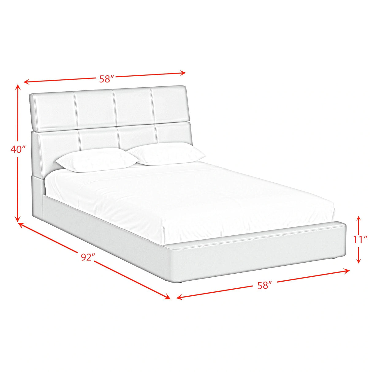 Valari Transformer Bed with Electronic Features in Grey PU