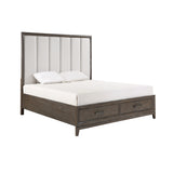 LANDON Eastern King-California King EK/WK HEADBOARD-WALNUT