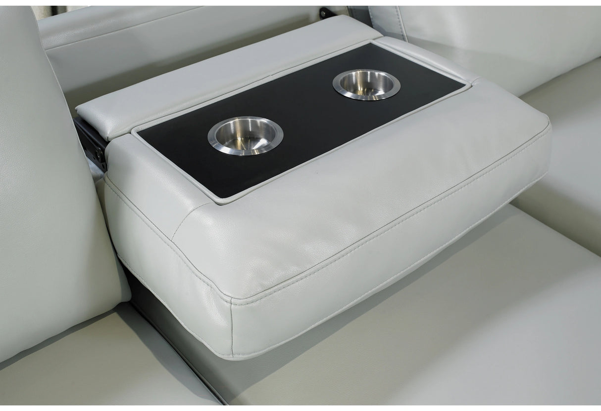 U0212 Blanche Silver Pull Out Sofa Bed