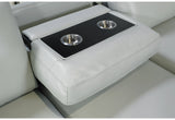 U0212 Blanche Silver Pull Out Sofa Bed