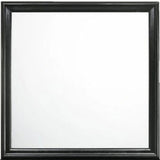 Elements International Louis Philippe Mirror in Black image