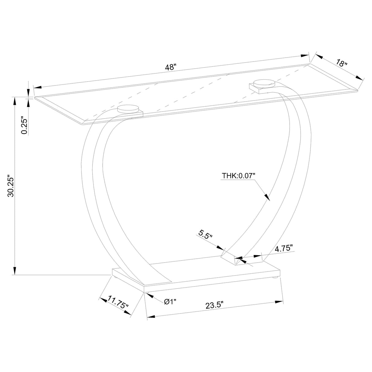 Pruitt Console Table