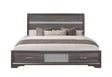 Seville Grey Bed Dresser Mirror Nightstand