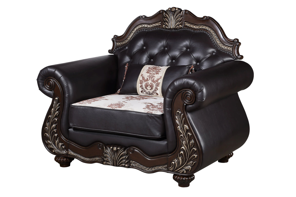 Maximus Chair Seat Cushion & Frame, Arms, And Throw Pillow