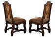 Crown Mark Neo Renaissance Dining Side Chair in Warm Brown (Set of 2) image