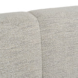 Lamont + Brooklyn - Modern Beige Fabric + Walnut 4-Piece Bedroom Set